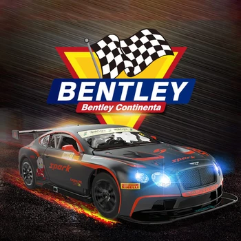 1: 32 Bentley Continental GT3 Alaşım Diecast Spor Yarış Araba Modeli Metal Oyuncak Araç 3 Kapılar Açık Geri Çekin Hediyeler Çocuk İçin
