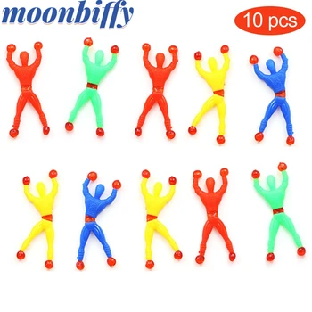 10 adet Rastgele Renk Komik Doğum Günü Havalandırma Roman Hediye Parti Malzemeleri Yapışkan Duvar Tırmanma Çocuk Dağcı Erkekler Dolgu eğitici oyuncak#20
