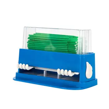 100 Adet Diş Aplikatör Çubukları Diş Kutulu Aplikatör Sopa Plaser İtme Dağıtıcı