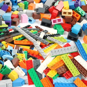 100 g/paket Çok Renkli DIY Modeli Yapı Taşları Oyuncak Parçaları Toplu yapı tuğlaları Lego ıle uyumlu çocuk oyuncakları Hediye