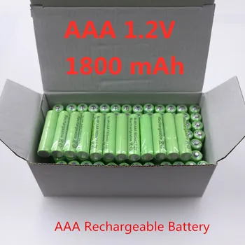 100 % yeni orijinal AAA 1800 mAh 1.2 V Kaliteli şarj edilebilir pil AAA 1800 mAh Ni-Mh şarj edilebilir 1.2 V 3A pil