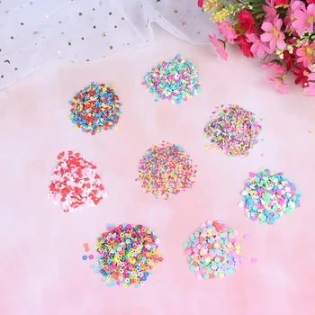 10g Sahte Sprinkles Dekorasyon Balçık Dolgu DIY Balçık Malzemeleri Simülasyon Şeker Kek Tatlı Oyuncaklar Balçık Çamur Kil Aksesuarları