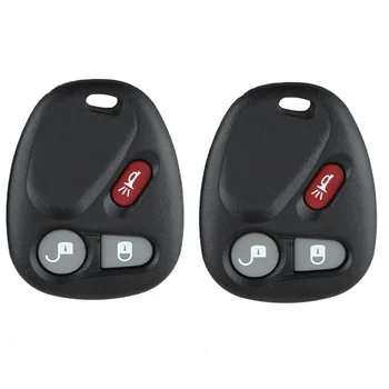 2 pc 315 MHz 3 Düğmeler Dayanıklı Anahtarsız giriş Uzaktan Anahtar Fob LHJ011 Fit için Cadillac / Chevrolet GMC / Sierra / GMC / Hummer / Torrent / Saturn