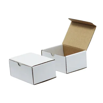 20 Adet Karton Karton noel hediyesi Kutusu 3 Katmanlı Oluklu Kraft Kağıt Ambalaj Postaları Küçük Kutu için Özel Mistery Kutusu