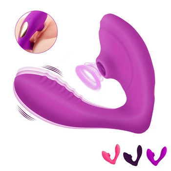 2in1 Vajina Emme Vibratörler kadınlar için Yapay Penis G Noktası Oral Klitoris Stimülatörü Meme Kadın Masturbator Enayi Yetişkinler 18 Sexshop