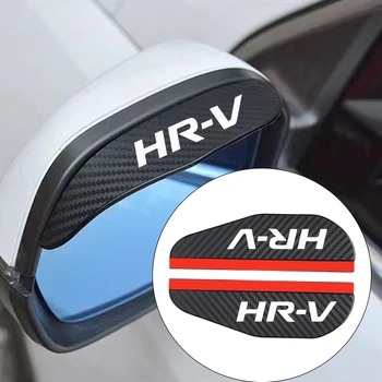 2x Araba dikiz aynası Yağmur Kaş Koruyucu Yağmur Sticker Honda Accord Civic CRV için Dohc FİT HRV ODYSSEY Pilot Vezel Modulo