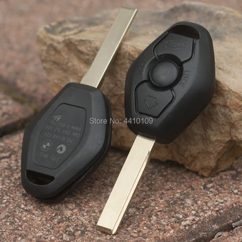 3 Düğme Oto Araba Anahtarı Durum Uzaktan anahtar kovanı BMW X3 X5 Z3 Z4 1/3/5/7 Serisi Unut Hu92 Bıçak Logo İle