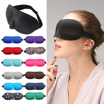 3D Bellek Köpük Uyku Maskesi Yumuşak Bayanlar erkek Göz Maskesi Rahat 3D Nefes Göz Maskesi Gece Nefes Seyahat Dinlenme