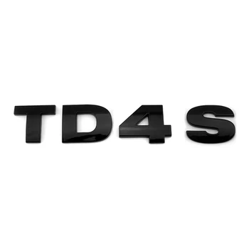3D Sticker Araba Arka Bagaj Freelander TD4 HAKİKİ Amblem TD4 S Harfler