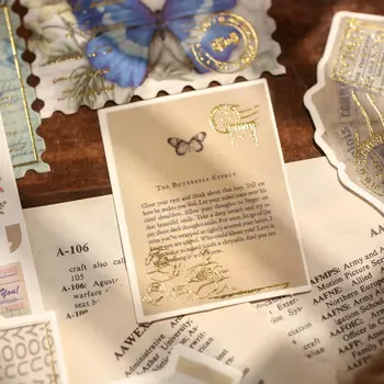 40 ADET Washi Etiket Paketi Rönesans Serisi Retro El Kitabı Günlüğü DIY Malzeme Dekoratif Çıkartmalar edebi Scrapbooking 4 stilleri