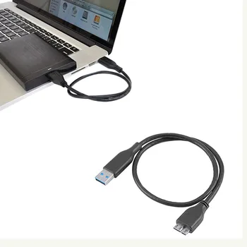 40cm USB 3.0 Erkek Tip A Mikro B Kablosu USB3. 0 Veri Uzatma SYNC harici sabit disk Disk HDD Dönüştürücü adaptör Kablosu
