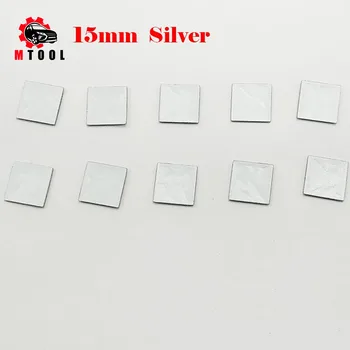 5 adet 15mm Citroen Logo Anahtar Araba Anahtarı Kabuk Sticker Amblem Rozeti Alüminyum DIY metal araba anahtarı logosu beyaz renk
