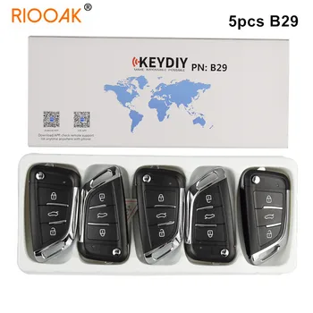 5 adet / grup KEYDIY B29 KD900 KD900 + KD-X2 KD200 URG200 Anahtar Programcı B Serisi MINI Uzaktan Kumanda 3 Düğmeler Mını KD BMW Tarzı