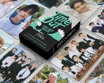 55 ADET Kpop Kaçak Çocuklar Lomo Kartları Yeni Fotoğraf Albümü Zaman Aşımı K-pop HD Yüksek Fotocard Lomo Kartı İmleri Hayranları Hediye