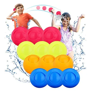 60MM Su Balonları Havuz Partisi Sıçrama Topları Yeniden Kullanılabilir Su Bomba Emici Topu Açık Plaj Oyun Oyuncak İyilik Su Dövüş Oyunları