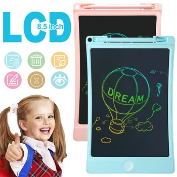 8.5 in LCD yazma tableti KÖK Eğitim Çizim Kurulu Çocuklar Beyin Gelişimi Doodle Kurulu Elektrikli Grafik çizim tableti