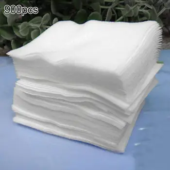 900 Adet Nail Art İpuçları Pamuk Manikür Cila Sökücü Temiz Mendil Lint Pedleri Kağıt Çivi Aksesuarları Yeni