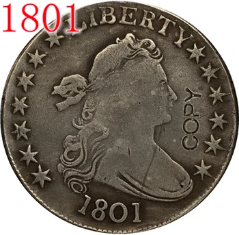 ABD 1801-1807 Dökümlü Büstü Yarım Dolar KOPYA PARALARI