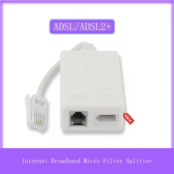 ADSL / ADSL2+ Mikrofiltre İnternet Geniş Bant Mikro filtre ayırıcı İle uzatma kablosu
