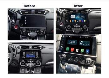 Android Araba Radyo sesli gps Navigasyon Honda CR - V CRV 2017 Otomatik Multimedya Oynatıcı DVD Video Carplay Stereo Ana Ünite DSP
