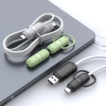Android iPhone için Kablo Koruyucu 14 12 13 18/20 W Şarj Kafa Koruyucusu USB Veri Kablosu Hattı Koruma Kollu Kablo Koruyucu
