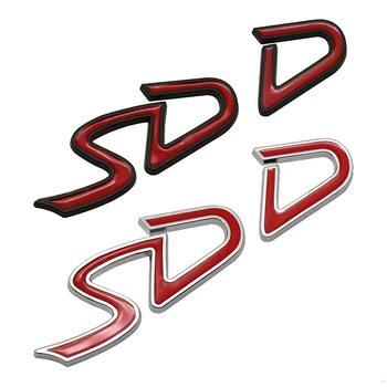 Araba 3D Metal D SD Gövde Gövde Rozeti Amblemi Çıkartmaları Styling Sticker MINI COOPER S İçin R50 R53 R55 R56 F54 F55 F56 F57 Aksesuarları