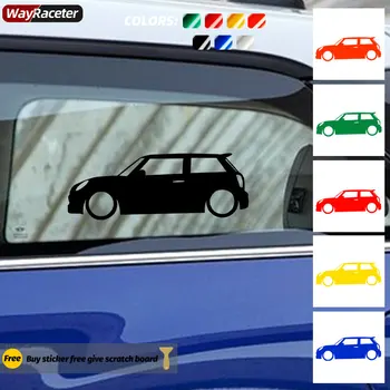 Araba Pencere Sticker Oto Grafik Vücut Gövde Tampon Yansıtıcı Vinil Çıkartması İçin MİNİ Cooper Hatchback F56 2014-2018 JCW