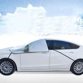 Araba Pencere Tonları Ön Cam Güneş Gölge Araba SUV Ön Dişli Cam Güneş Kar Koruma Otomotiv Cam Güneş Şemsiyeleri Kapak