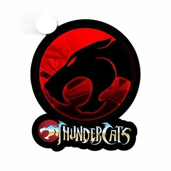 Araba Sticker Moda Thundercats Logo kendin yap çıkartmalar Vücut Araba DIY Grafik Motosiklet frigorifik vagon Çıkartması, 13cm X 11cm
