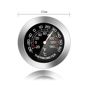 Araç termometresi Higrometre Mini Mekanik Araba Sıcaklık Nem Ölçer Kapalı Buzdolabı Kuluçka termometresi