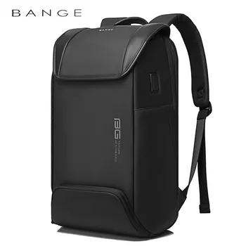 BANGE Çok Fonksiyonlu 15 İnç Laptop Sırt Çantaları USB Şarj Sırt Çantası Erkekler Seyahat Çantası Su Geçirmez Okul Çantaları Erkek Mochila