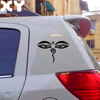 Barış Sembolü Buda göz Araba Sticker Arka Cam ve Herhangi Bir Yerde Araba Vücut Damla Nakliye