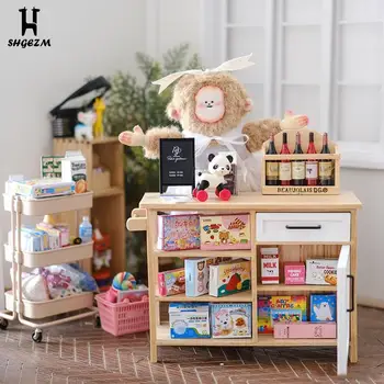 Bebek Evi Mini Aperatif Kutusu Mini Çikolata Aperatif Kutusu Giydirme Oyunu Gıda Aperatif Kutusu Dollhouse Mutfak Oyuncak Aksesuarları