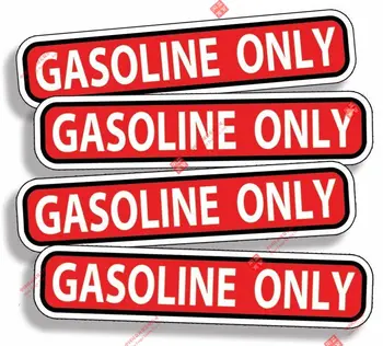 Benzinli SADECE Etiket OEM Gaz Motoru Yakıt otomobil araç Traktör Etiketleri Vinil Çıkartması Araba Çıkartması Dekorasyon Dizüstü Bilgisayar