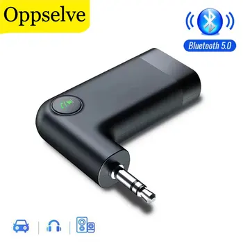 Bluetooth Adaptörü İçin Hoparlör Kablosuz 3.5 mm Jack Bluetooth 5.0 Alıcı Adaptörü Hands-Free Araç Kiti Ses Müzik Kulaklık Alıcısı