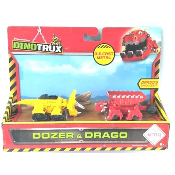 Dinotrux kamyon oyuncak araba Dozer ve Drago dinozor oyuncaklar dinozor modelleri çocuk mevcut Mini oyuncaklar çocuk