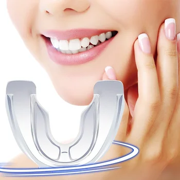 Diş Ortodonti Diş Düzeltici Silikon Parantez Tutucu Düz Araçları Diş Kapaklı Yetişkinler için Diş Bakımı Araçları 3 Fazlı