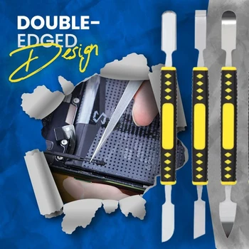 Evrensel Metal Kazayağı 6 Parçalı Set cep telefonu tamir açılış tool kit Dizüstü Sökme El Aracı Taşınabilir Spudger Kiti