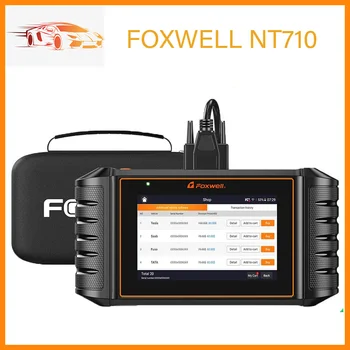 FOXWELL NT710 OBD2 Gelişmiş Tam Sistemler Araç Teşhis Tarama Aracı Desteği Çift Yönlü / Aktif Test A / F Ayarlamak IMMO 30 + Sıfırlama