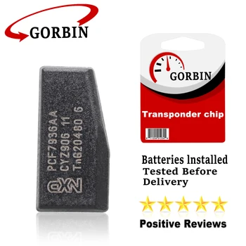 GORBIN Orijinal Çip ID46 Araba Anahtarı Transponder Çip PCF7936 PCF7936AA Boş Yeni Kodlanmamış Karbon Çip ID 46