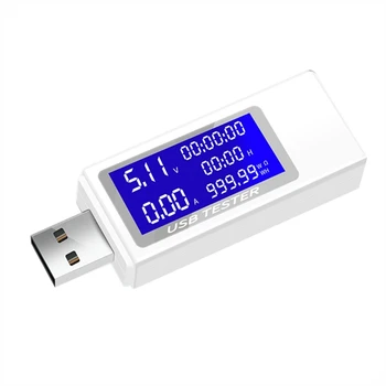 GTBL USB Test Cihazı Akım 4-30V Gerilim Metre Zamanlama Ampermetre Dijital Monitör Kesme Güç Göstergesi Şarj Cihazı Test Cihazı