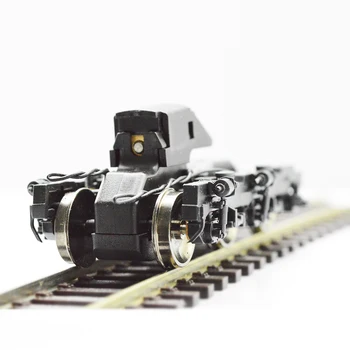 HO Ölçekli 1: 87 Yürüyen Aksam Boji Modeli Demiryolu Düzeni Aksesuarları Elektrikli Tren Parçaları Şasi DIY Diorama Peyzaj Hobi