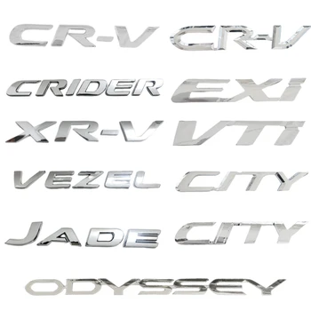 Honda Odyssey City için CR-V EXi VTi XR-V VEZEL YEŞİM CRİDER SPİRİOR ACCORD FİT yapışkan yazı Arka Bagaj Rozeti Araba Dekorasyon