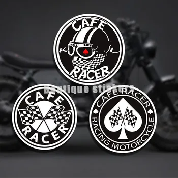 Ingiliz Ace Cafe Londra Retro Kişilik Logo Motosiklet Çıkartmalar Su Geçirmez Yansıtıcı Çıkartmaları Otomobil Parçaları Araba Styling