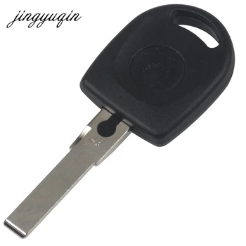 jingyuqin 100 adet/grup HU66 Bıçak Araba Anahtarı Boş Durumda VW Volkswagen Passat İçin Transponder Anahtar Kabuk