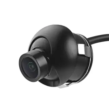 Kamera 360 rotasyon Ön / Yan / Dikiz HD CCD Araba Dikiz Ters Gece Görüş Yedekleme park kamerası Kablolu araç kamerası