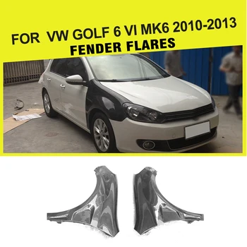 Karbon fiber Gövde Çamurluklar Fişekleri Yan Çamurluklar Volkswagen VW GOLF 6 VI MK6 2010 - 2013 Araba Aksesuarları