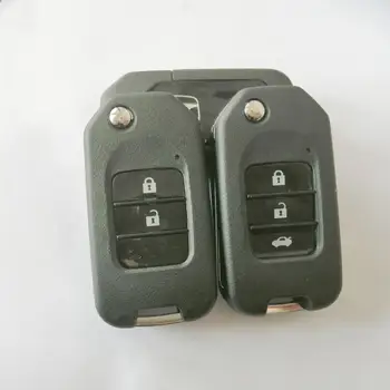 Katlanır Araba Anahtarı Çevirme Anahtar Kabuk Styling Kapak Kılıf 2/3 düğmeli uzak anahtar Kapak akıllı anahtar Durumda Honda CRV İçin Yeni Accord
