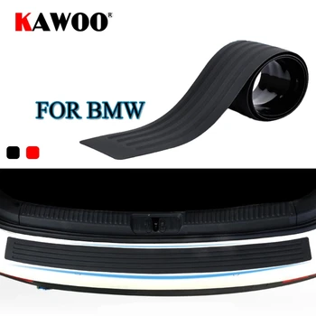 KAWOO BMW X1 X3 X5 X6 F15 F16 F20 F25 E83 E70 E84 E53 Kauçuk Arka Koruma Tampon Koruyucu ayar kapağı Eşiği Mat Pad Araba Styling