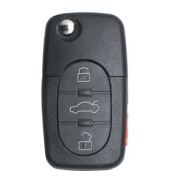 Keyecu 1J0 959 753F 1J0959753F 4 Düğmeler 315 MHz ID48 Çip Çevirme Uzaktan Araba Anahtarı Fob VW Beetle Cabrio Golf Jetta Passat